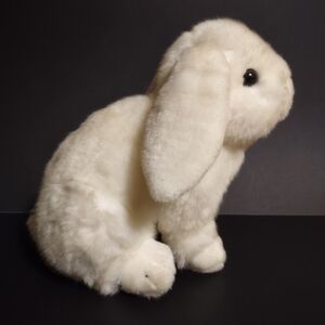 Lelly by Angelo Venturelli Plush White Bunny Rabbit Stuffed Animal 9”